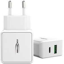 Chargeur USB Home Charger HC218PD, 2x port USB,blanc