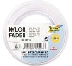 Fil nylon en bobine, 0,16 mm x 100 m, transparent