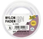 Fil nylon en bobine, 0,3 mm x 100 m, transparent