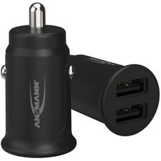 Chargeur voiture USB In-Car-Charger CC212, 2x USB