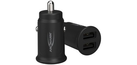 Chargeur voiture USB In-Car-Charger CC212, 2x USB