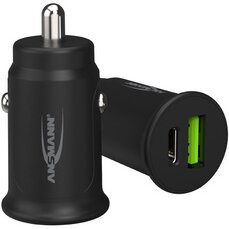 Chargeur voiture USB In-Car-Charger CC230PD, 2x USB