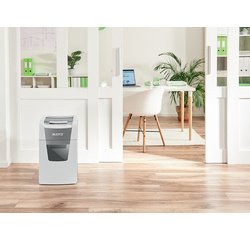 Leitz 80130000 aktenvernichter kreuzschreddern 22 cm grau, weiß