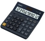 Calculatrice de bureau DF-12ET, 12 chiffres, noir