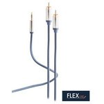 Cordon audio, 2x fiche RCA - jack 3,5 mm mâle