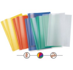 Protège-cahier transparent, A4, en PP, set de 10