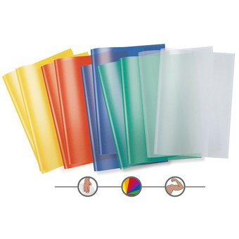 Protège-cahier transparent, A4, en PP, set de 10