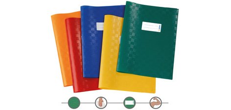 Protège-cahier Bast, format A4, en PP, set de 10