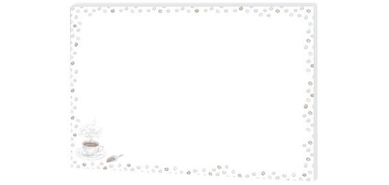 Sous-mains en papier 'Honey', uni