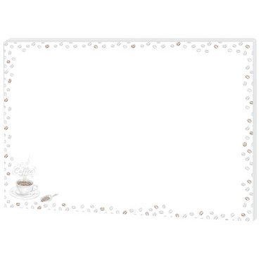 Sous-mains en papier 'Honey', uni