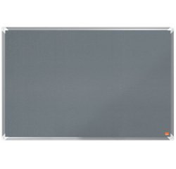 Tableau d'affichage en feutre Premium Plus, gris