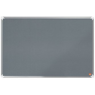 Tableau d'affichage en feutre Premium Plus, gris