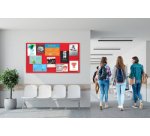 Tableau d'affichage Essence, (L)600 x (H)450 mm, rouge