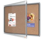 Vitrine d'affichage en liège Premium Plus, 8 x A4