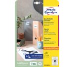 Etiquette d'identification, 45 x 45mm, blanc