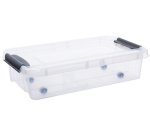 Plast team Boîte de rangement PROBOX dessous de lit, 31,0 L