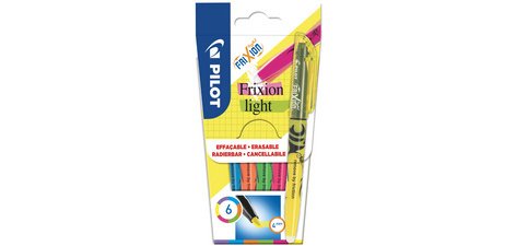 Marcador Fluorescente Pilot Frixion Light - Paquete de 6
