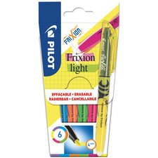 Marcador Fluorescente Pilot Frixion Light - Paquete de 6