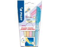 Subrayador borrable Pilot Frixion Light Soft pastel - Estuche de 6