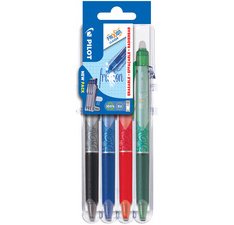Stylo roller FRIXION BALL CLICKER 05 Set2Go, étui de 4