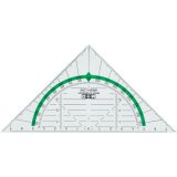 Equerre géométrique 'Green Line', hypoténuse: 160 mm