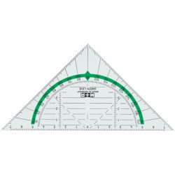 Equerre géométrique 'Green Line', hypoténuse: 160 mm