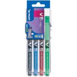 Stylo roller Hi-Tecpoint V5 Set2Go, étui de 4