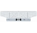 Règle roulante, en verre acrylique, longueur: 300 mm