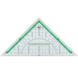 M+R equerre géométrique Green Line, 22 cm