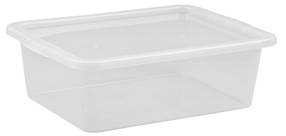 Plast team Boîte de rangement BASIC BOX, dessous de lit, 30L