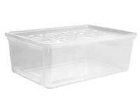 Plast team Boîte à chaussures BASIC BOX, avec clapet