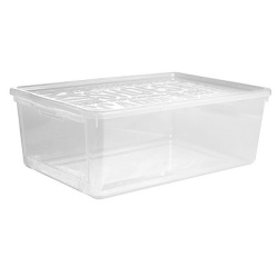 Plast team schoenendoos BASIC BOX, met klep