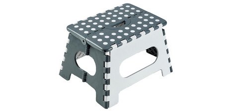 Folding step stool, load capacity: 150 kg