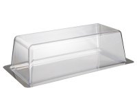 Plateau avec cloche, (L)330 x (P)170 x (H)100 mm