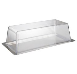 Plateau avec cloche, (L)330 x (P)170 x (H)100 mm