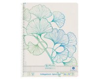 Cahier spiralé GREENline Ginkgo, A4, quadrillé