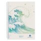 Cahier spiralé GREENline Vague, A5, quadrillé