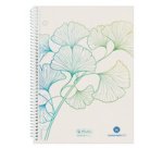 Cahier spiralé GREENline Ginkgo, A5, quadrillé
