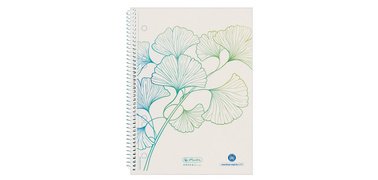 Cahier spiralé GREENline Ginkgo, A5, quadrillé