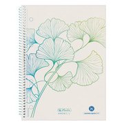 Cahier spiralé GREENline Ginkgo, A5, quadrillé