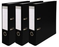 Set mit 3 Ordnern A4, Rückenbreite 80mm, Prem'Touch-Mechanik