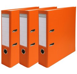 PremTouch Lever Arch Files S75mm A4+ PP Pack of 3