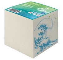 Cube de papier GREENline, 90 x 90 mm, 80 g/m2, gris