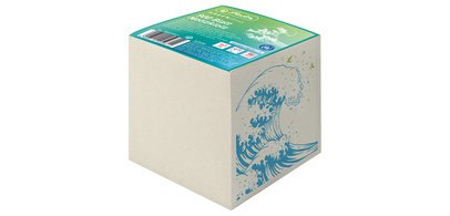 GREENline Papierwürfel, 90 x 90 mm, 80 g/m2, grau