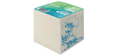 Cube de papier GREENline, 90 x 90 mm, 80 g/m2, gris