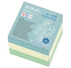 Cube bloc-notes GREENline, 75 x 75 mm