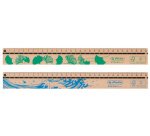 Règle en bois GREENline, 300 mm