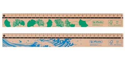 Règle en bois GREENline, 300 mm