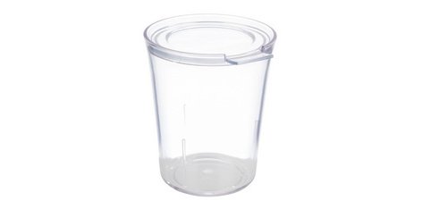 Gobelet avec couvercle SUPER CUP, 25 cl, 16 pièces, transparent
