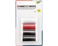 Cordon en caoutchouc BASIC, 4 couleurs de 5 m assorti